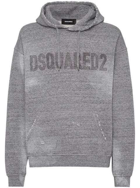 DSQUARED2 Hoodie with logo patch