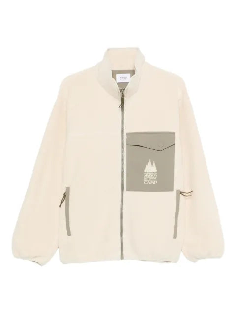 Maison Kitsuné zip-up jacket with chest pocket
