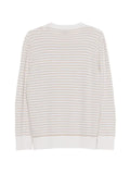 Eleventy striped crewneck jumper