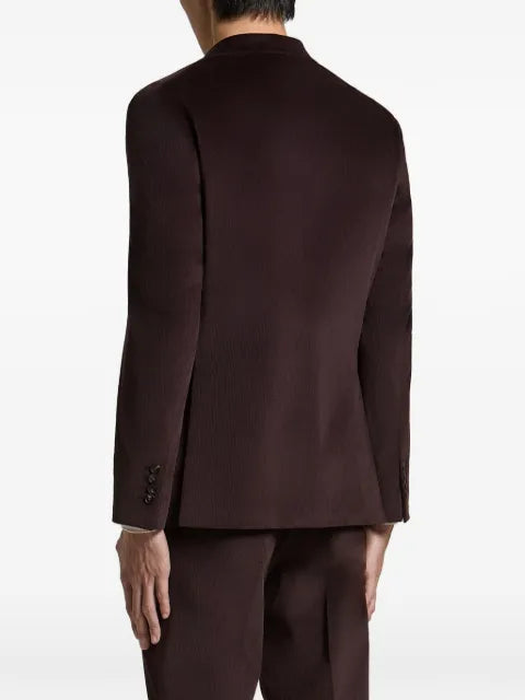Peserico corduroy single-breasted jacket