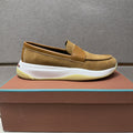 Loro Piana Men’s Apron Toe Slip-On Loafers